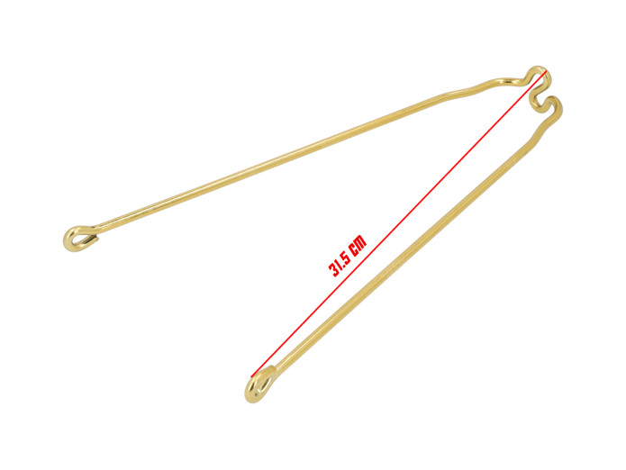 Voorspatbord beugel stang Puch Maxi S / N 17 inch 31.5cm *Exclusive* Candy Gold
